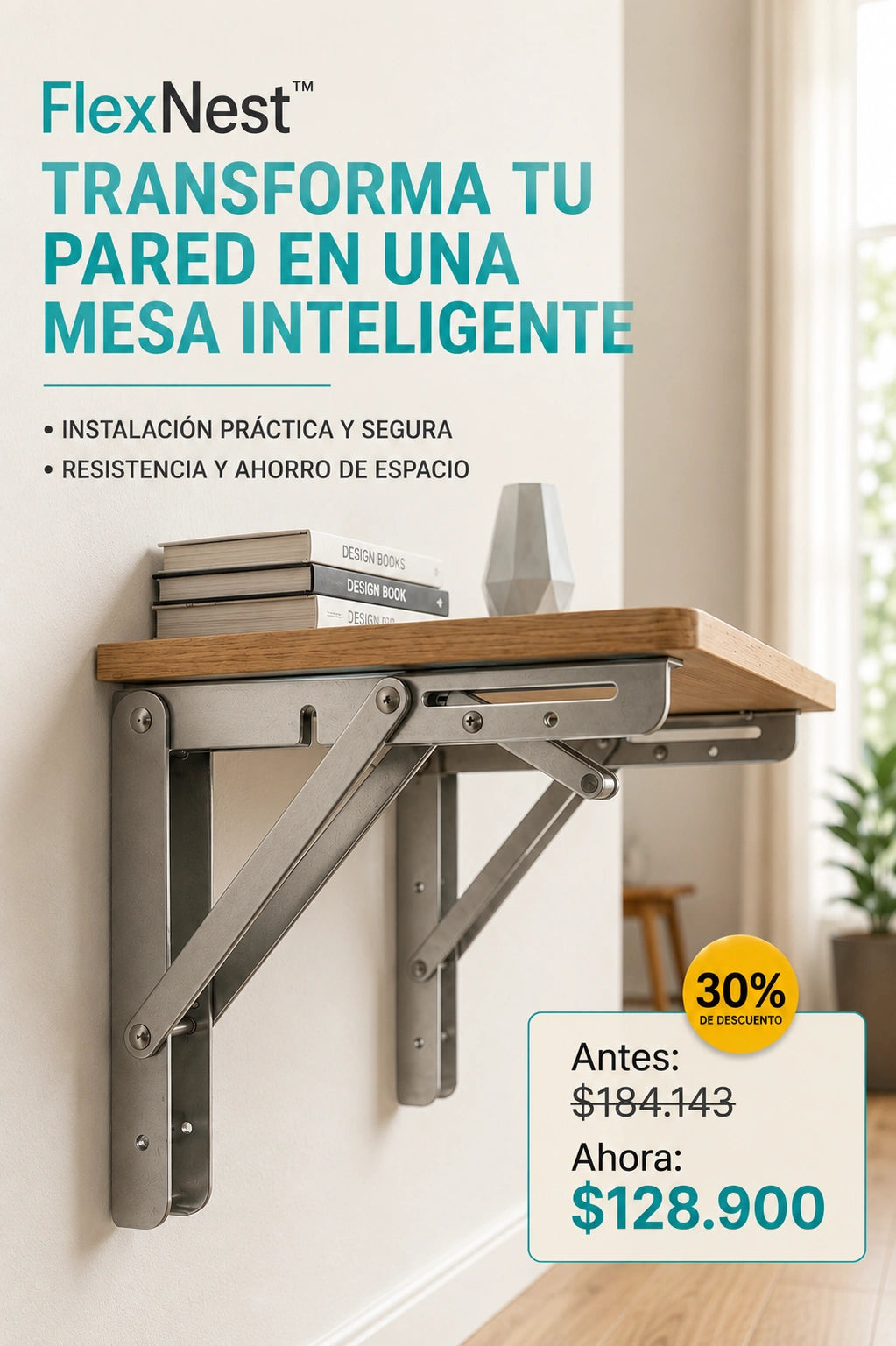 Bisagra Plegable FlexNest™